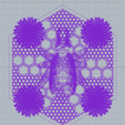 beeCrest4.png The Honeybee Crest: Ornate 3D Relief