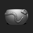2_3DPR~1.jpg Snake Vase Home Decor - 3D STL File for 3D Printing