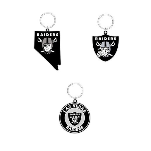 🗝️ as Vegas Raiders Keychain Bundle – NFL Team Logo Set 3D Model