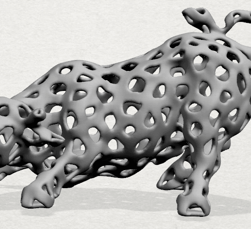 Bull in Voronoi shape-A01-000.png Voronoi Bull