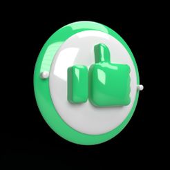 like.jpg 3D file Like | 3D ICONS .v1・3D printable model to download