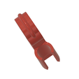 clip-holder-02 v2-08.png clip holder for a tube or overflow siphon for a plastic tank wine or aquarium Clamp external internal wiring Home Brew Clips Pipe Tube d10 mm ch-02 3dprint