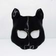 cat1.jpg STL file Cat mask・3D print model to download