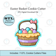Etsy-Listing-Template-STL.png Easter Basket Cookie Cutter | STL File