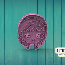 Anna-Forzen.jpg STL file Anna Frozen Anime・3D printing template to download, A_Q1988