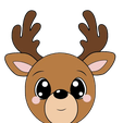 raindear.png Cortador de galletas Ciervo lluvioso