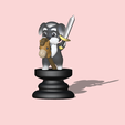 Dog-Chess-Knight5.png Dog Chess Piece - Knight