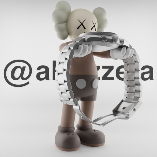 0034.png Soporte para reloj Kaws