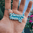 Vamos-Messi-MDA.png Argentina World Cup VAMOS MESSI Keychain Keychain Key Chain