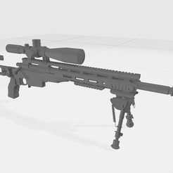 Sniper-1.png SNIPER 1 | STL, OBJ | WEAPONS | KEYCHAIN | 3D PRINT | 4K | TOY