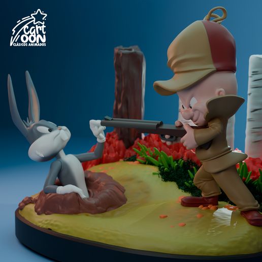 r3.jpg Loony Toons Bugs Bunny Elmer