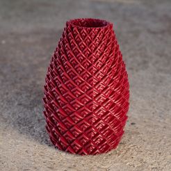 red_01.jpg STL file Pineapple Vase・3D printer design to download