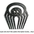 111c2eda8255ffd451bd84565ebb3cf6_display_large.jpg Бесплатный STL файл SPIDER COMB・Дизайн 3D-принтера для скачивания