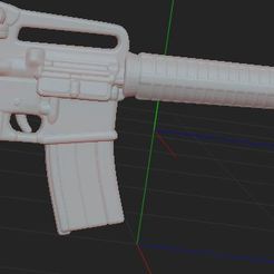 1.JPG Archivo STL gratis Rifle de asalto M16A2・Modelo para descargar y imprimir en 3D