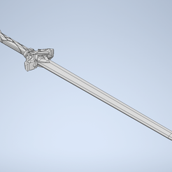 Cover.png STL file Honkai Impact 3rd - Li Sushang [Jade Knight] Sword・3D print model to download