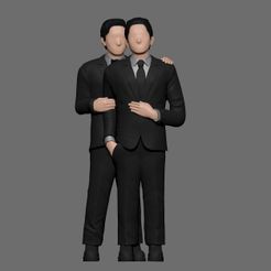 D_01.jpg STL file Wedding cake topper 8・3D printer design to download