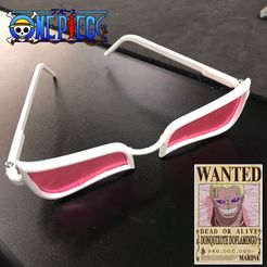 1a.jpg Fichier STL LUNETTES DONQUIXOTE DOFLAMINGO・Modèle à télécharger et à imprimer en 3D