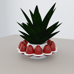 Polish_20230327_143527866.png Free STL file Rotating easter egg holder・3D printable model to download
