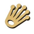 Rolex-crown-logo-04.jpg Rolex Krone Logo Replik 3D-Druck Modell