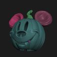 la2.jpg Spooky Cute Mickey & Minnie Mouse Pumpkins