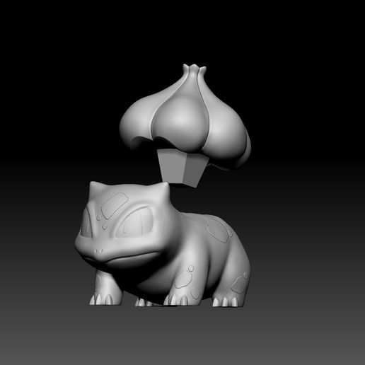 🐉 Bulbasaur 001・ OBJ File for 3D printing・Cults