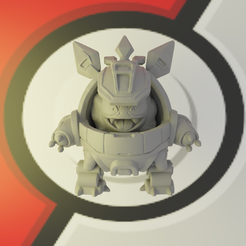 genga.png Fichier STL Figure : Gengar Mecha・Design à télécharger et à imprimer en 3D