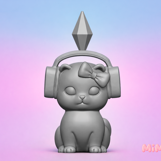 🐱 Cat Sims・ STL File for 3D printing・Cults