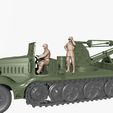 1-3.jpg Half-track Sd.Kfz.9/1 - Crane vehicle + Crewmen (Germany, WW2)