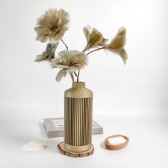 IMG_1906.jpg Free STL file Bottle Vase・3D printing idea to download