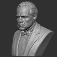Screenshot-2026-04-18-200156.png Marlon Brando Inspired Mafia Patriarch Bust STL | Crime Cinema Legend Portrait 3D Printable Fan Art