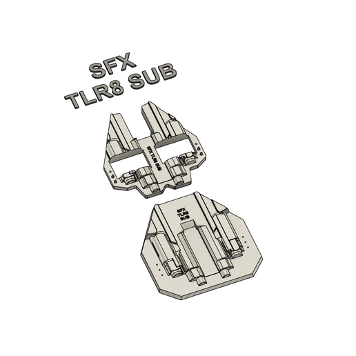 Canik SFx TLR8 Sub Split Holster Mold