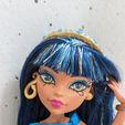 Free STL file Nile Ghouls Rule Monster High Cleo Earrings 👹・3D print model  to download・Cults