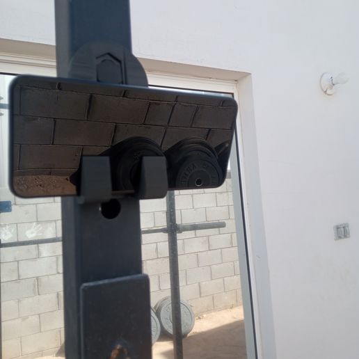 IMG_20220414_152558_316.jpg Cell Phone Holder - Back Squat Rack (Crossfit - Weightlifting)