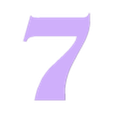 7.stl Strange Things ALPHABET ( Includes the Ñ and numbers )