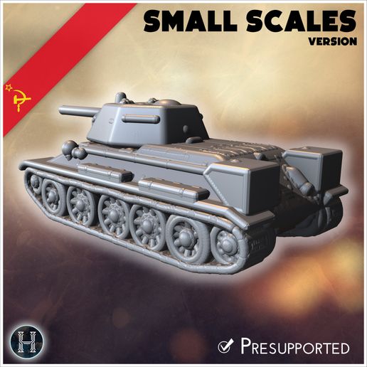 8.jpg T-34-76 M1942 (versión a pequeña escala) - Ejército soviético Segunda Guerra Mundial Frente Este Ostfront RPG Mini Hobby