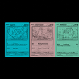 untitled2.png INITIAL TRIO OF POKEMON KANTO CHARMANDER, BULBASAUR AND SQUIRTLE POKEMON CARDS