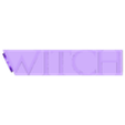 witch2.stl WITCH door stop.