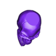 Skull_V2_Standing_EasyGlue.stl Ghost of Valhalla - Floating Viking Skull