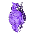 P111.STL owl skull