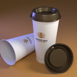 1.png Paper Coffee Cups 3D model