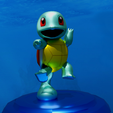 render-1.png Squirtle, Pokemon, Figure  for print.