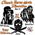 Horror-Silhouettes-Pt3-IMG.jpg Halloween Horror Silhouette Rob Zombie Ghostface Scream Jason Friday 13th