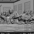 b06.jpg Last Supper basrelief Jesus last dinner 3D print model