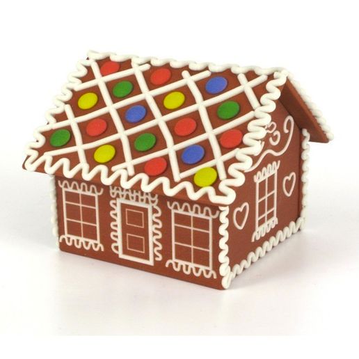 Free STL file Gingerbread house・3D printable model to download・Cults