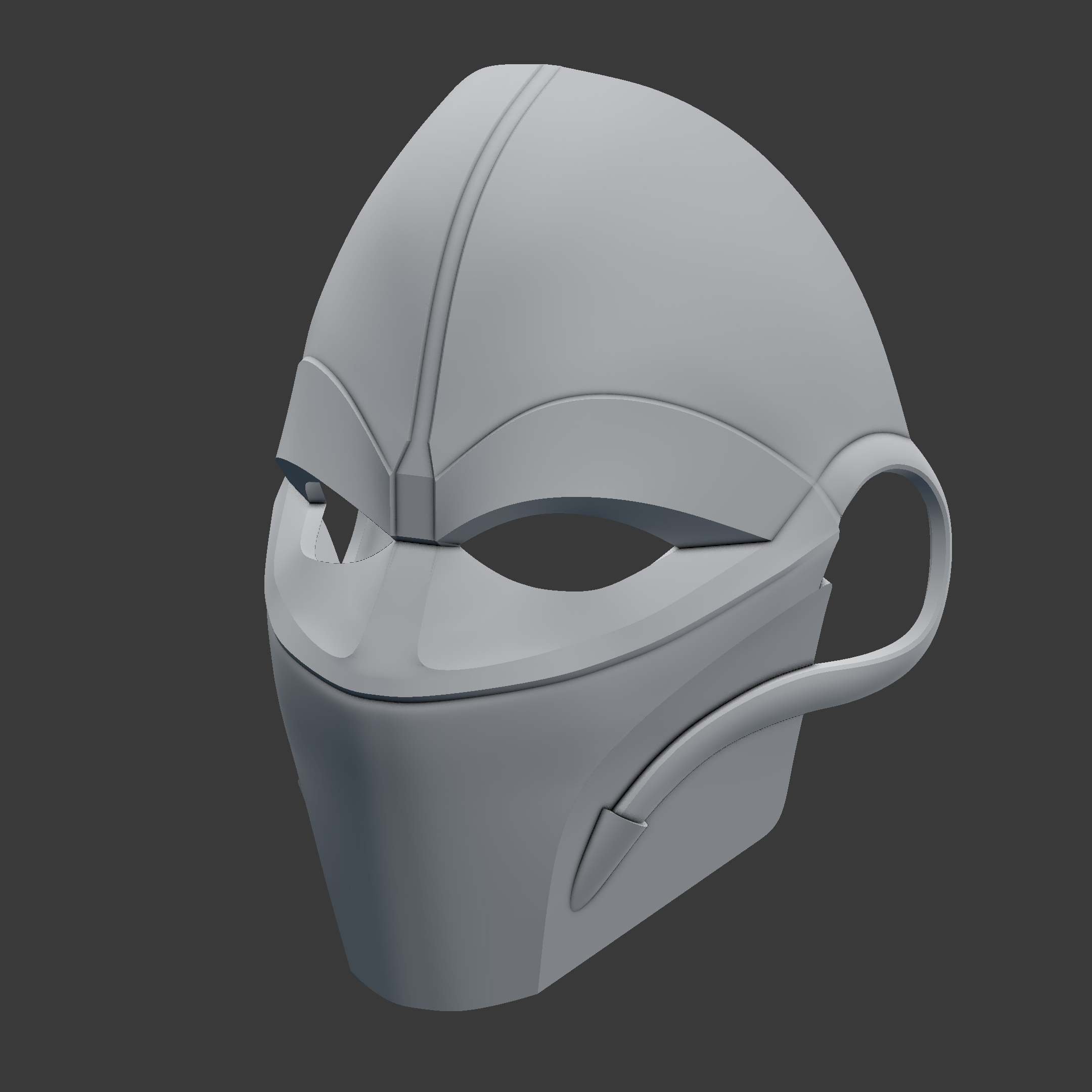 Free STL file Deathstroke mask Airsoft Concept・3D printable object