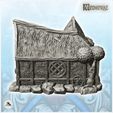 4.jpg Medieval house with thatched roof and round door (25) - Medieval Gothic Feudal Old Archaic Saga 28mm 15mm