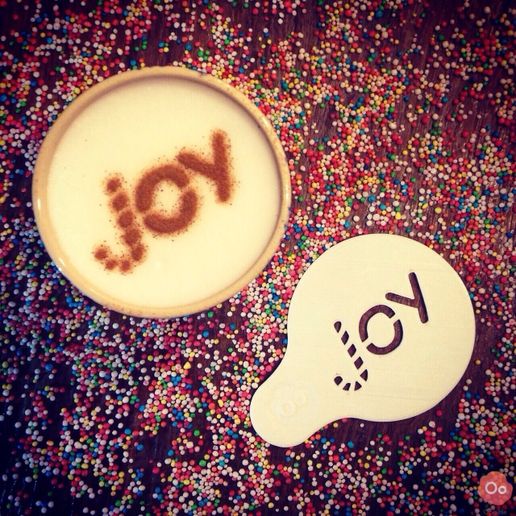 joy.jpg Joy - Kaffee Dekoration Vorlage