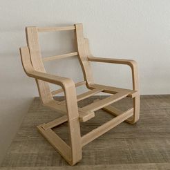 IMG_4552.jpg STL file Poäng ikea wrist chair・3D printer design to download