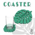 coaster.jpg Coaster leaf shaped