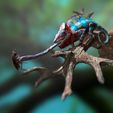 Furcifer-Pardalis-Base-Shoot3.jpg Archivo 3D Camaleón pantera- Furcifer pardalis NosyBe-con-lengua-STL-3D-print-file-con-full-size-texture-high-polygon・Modelo de impresora 3D para descargar